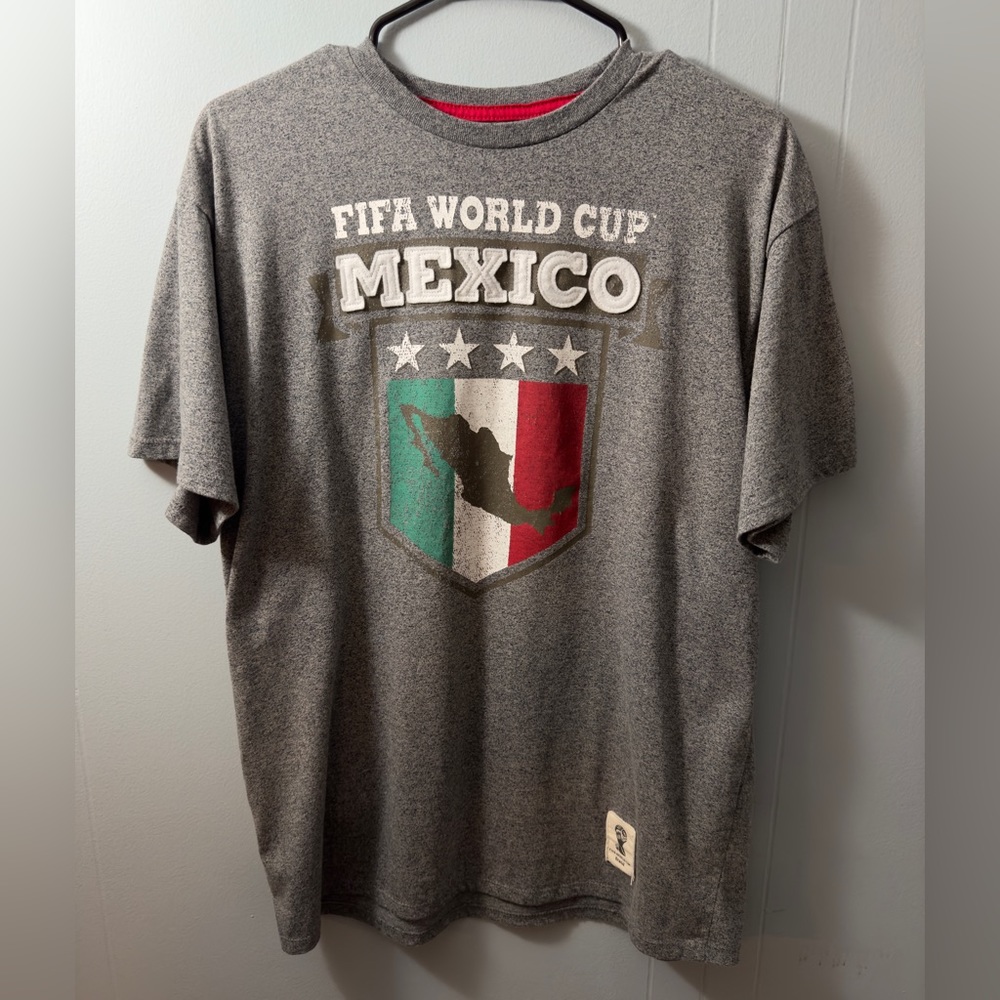 Officially Licensed FIFA World Cup Mexico Shirt, Size Large.